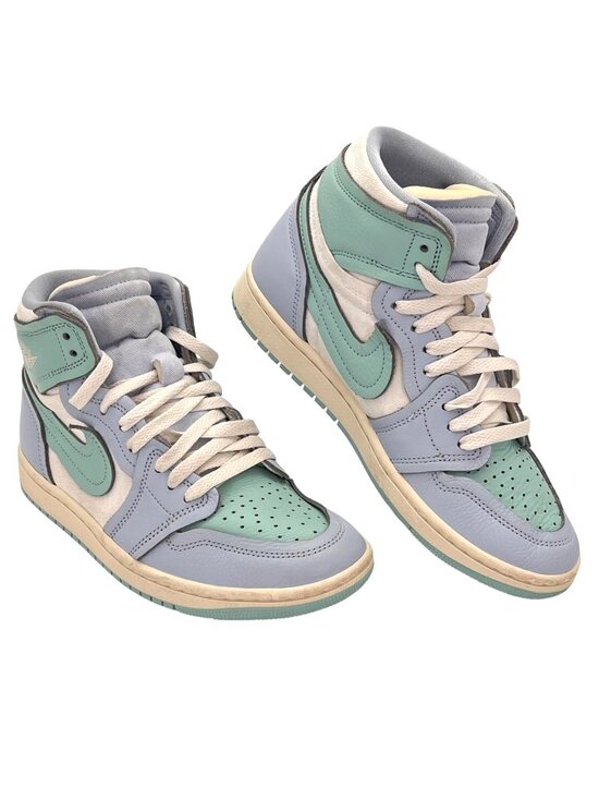 Nike Shoes - Nike Air Jordan 1 Retro High OG Sneakers Womens Shoes 8 Ice Blue & Mint Green